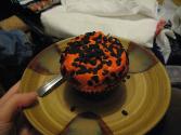 Orange Filled Cupcakes