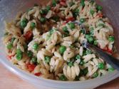 Orzo Bell Pepper Salad