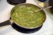 Paneer Palak Dhokla