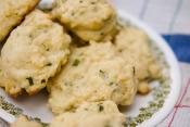 Basil Parmesan Biscuits