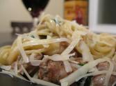 Shell Pasta With Sweet Sausage