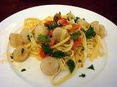 Pasta With Scallop And Wine Sauce