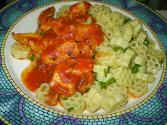 Spinach Pasta With Cauliflower Cheddar Sauce