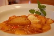 Ginger Peach Dessert
