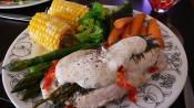 Pepper Chicken With Mustard Sauce