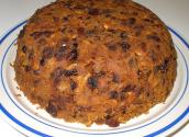 Flamed Plum Pudding