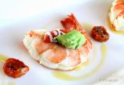 Poached Fish Or Prawns