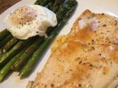 Poached Trout With Clam Dressing