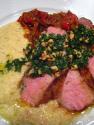 Baked Polenta With Bolognese Meat Sauce