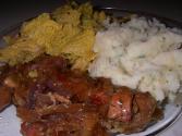 Pork And Brown Cabbage