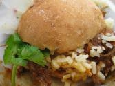 Snowcapped Pork Burgers