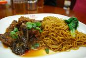 Pork Cubes With Noodles