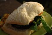 Portobello And Tomato Sandwiches