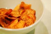 Oven-baked Potato Chips 