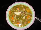 Bean Soup With  Bacon And  Potatoes