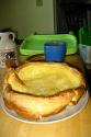 Puffed Eggnog Pancake