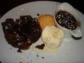 Pumpkin Gingerbread With Caramel Sauce
