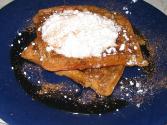 Pumpkin Waffles With Cinnamon Syrup