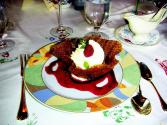 
Raspberry-sauced Melba
