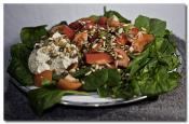
Fresh Raw Spinach Salad