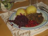 Braised Red Cabbage With Cranberries