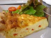Red & Green Pepper Quiche