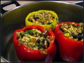 Red And Yellow Stuffed Peppers