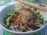 Rice Noodles With Peanut Sauce