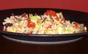Rice Salad And Cold Meats