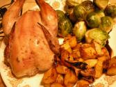 Roast Cornish Hen With Mango Sauce