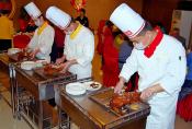 Roast Duck With Hoisin Sauce In Chinese Pancakes