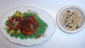 Roast Goose With Sage And Onion Stuffing