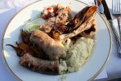 Roast Goose With Rice And Pickle Stuffing