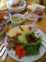 Salami Cheese Salad