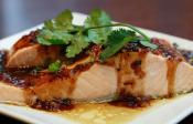 Salmon With Black Beans