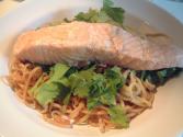 Poached Salmon With Mousseline Sauce