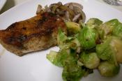Sauteed Brussels Sprouts Leaves