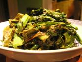 Scalloped Dandelion Greens