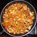 Scrambled Chicken And Rice