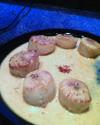 Seared Saffron Scallops