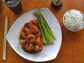 Sesame Shrimp And Asparagus