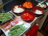 Snow Peas With Asparagus
