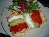 Green Enchiladas With Sour Cream