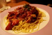 Spaghetti With Mushroom Sauce