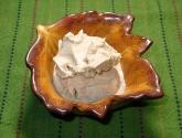 Apple Crumb Dessert With Spiced Ice Milk