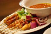 Satay Skewers With Spicy Peanut Sauce