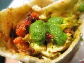 Spicy Potato & Roti Roll