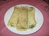 Spinach And Ham Crepes