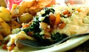 Beef-spinach Crepes