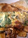 Spinach And Mushroom Omelette